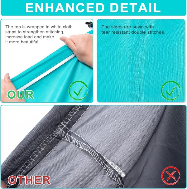 2 Pack XL Travel Laundry Bag, Machine Washable Dirty Clothes Organizer with Drawstring,Large Enough to Hold 4 Loads of Laundry, Easy Fit a Laundry Hamper or Basket Travel Essentials 24" x 36" - Image 2
